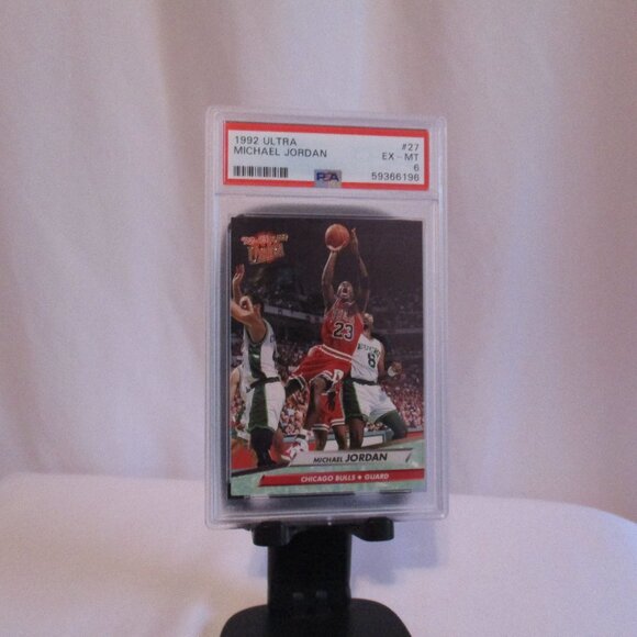 1992 ULTRA MICHAEL JORDAN #27 EX-MT PSA 6 - Picture 1 of 2
